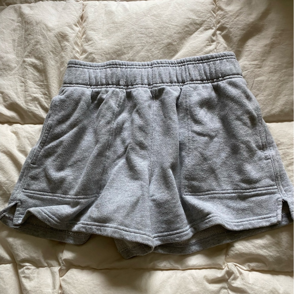 Aerie Lumberjack Gray Cotton Shorts